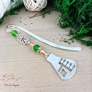 Lombik könyvjelző pedagógusnak � kémia, biológia, természettudomány, Könyv & Zene, Könyvjelző, Ékszerkészítés, Gyöngyfűzés, gyöngyhímzés, MESKA