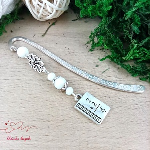 Fehér matekképletes könyvjelző � matematika tanárnak pedagógusnapra - Meska.hu