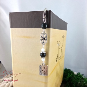 Fekete matekképletes könyvjelző � matematika tanárnak pedagógusnapra - könyv & zene - könyvjelző - Meska.hu