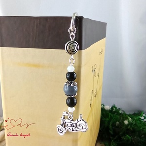 Motoros könyvjelző � kézzel készült ajándék motorrajongóknak - könyv & zene - könyvjelző - Meska.hu