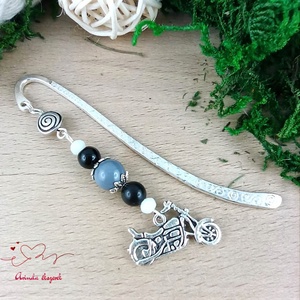 Motoros könyvjelző � kézzel készült ajándék motorrajongóknak - könyv & zene - könyvjelző - Meska.hu