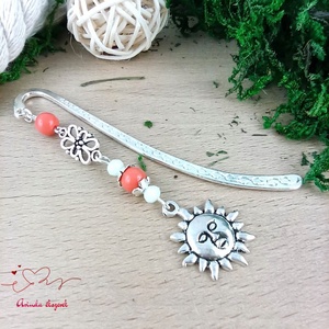 Napos könyvjelző � vidám, kézzel készült ajándék minden alkalomra sárga gyöngyökkel, Könyv & Zene, Könyvjelző, Ékszerkészítés, Gyöngyfűzés, gyöngyhímzés, MESKA