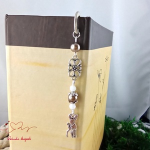 Őzikés könyvjelző � kézzel készült, erdei hangulatú ajándék - könyv & zene - könyvjelző - Meska.hu