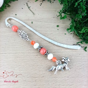 Rókás könyvjelző � természetkedvelőknek, kézműves ajándék - Meska.hu