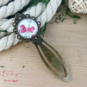 Szíves romantikus könyvjelző � Valentin-napi ajándék olvasóknak, Könyv & Zene, Könyvjelző, Ékszerkészítés, Gyöngyfűzés, gyöngyhímzés, MESKA