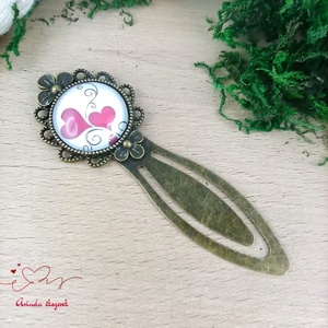 Szíves romantikus könyvjelző � Valentin-napi ajándék olvasóknak - könyv & zene - könyvjelző - Meska.hu