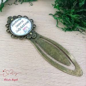 Holnap innen folytatom! üveglencsés könyvjelző � vicces ajándék könyvmolyoknak - könyv & zene - könyvjelző - Meska.hu