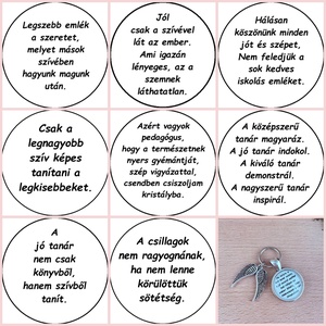 Toll medálos üveglencsés kulcstartó pedagógusnapra - táska & tok - kulcstartó & táskadísz - kulcstartó - Meska.hu