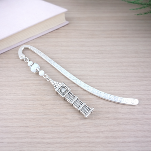 Big Ben könyvjelző � angoltanár ajándék pedagógusnapra, évzáróra, egyedi fém könyvjelző London motívummal, Könyv & Zene, Könyvjelző, Ékszerkészítés, Gyöngyfűzés, gyöngyhímzés, MESKA