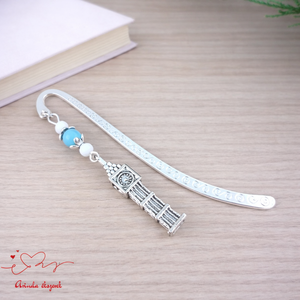 Big Ben könyvjelző � angoltanár ajándék pedagógusnapra, évzáróra, egyedi fém könyvjelző London motívummal, Könyv & Zene, Könyvjelző, Ékszerkészítés, Gyöngyfűzés, gyöngyhímzés, MESKA