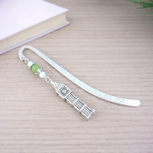 Big Ben könyvjelző � angoltanár ajándék pedagógusnapra, évzáróra, egyedi fém könyvjelző London motívummal, Könyv & Zene, Könyvjelző, Ékszerkészítés, Gyöngyfűzés, gyöngyhímzés, MESKA