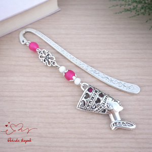 Pink fáraó mintás könyvjelző � történelemtanár ajándék, Könyv & Zene, Könyvjelző, Ékszerkészítés, Gyöngyfűzés, gyöngyhímzés, MESKA