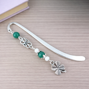 Lóherés könyvjelző zöld gyönggyel � szerencsehozó ajándék, Könyv & Zene, Könyvjelző, Ékszerkészítés, Gyöngyfűzés, gyöngyhímzés, MESKA