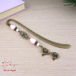 Szemüveges könyvjelző � stílusos olvasóknak, kézműves ajándék, Könyv & Zene, Könyvjelző, Ékszerkészítés, Gyöngyfűzés, gyöngyhímzés, MESKA