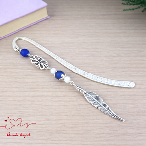 Toll charm könyvjelző � sötétkék gyöngyökkel, pedagógusnapi ajándék, Könyv & Zene, Könyvjelző, Ékszerkészítés, Gyöngyfűzés, gyöngyhímzés, MESKA