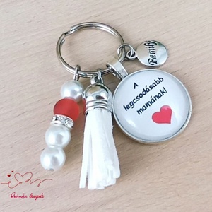 A legcsodásabb mamának idézetes kulcstartó � anyák napi ajándék mamának - táska & tok - kulcstartó & táskadísz - kulcstartó - Meska.hu