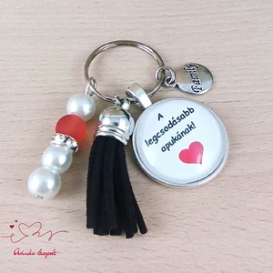 A legcsodásabb apukának idézetes kulcstartó � apák napi ajándék apának - táska & tok - kulcstartó & táskadísz - kulcstartó - Meska.hu