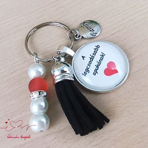 A legcsodásabb apukának idézetes kulcstartó � apák napi ajándék apának - táska & tok - kulcstartó & táskadísz - kulcstartó - Meska.hu