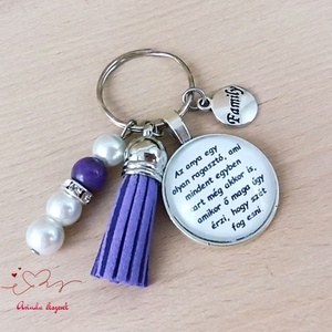 Az anya egy olyan ragasztó idézetes kulcstartó � anyák napi ajándék anyának - táska & tok - kulcstartó & táskadísz - kulcstartó - Meska.hu