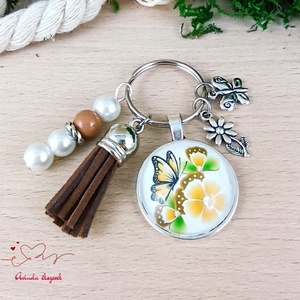 Pillangós kulcstartó � ajándék óvónéninek tanévzáróra - Meska.hu