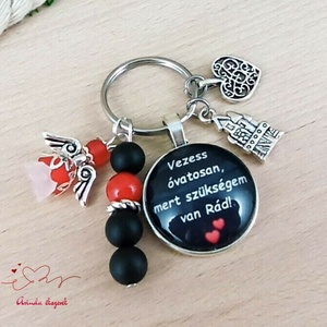 Vezess óvatosan, mert szükségem van Rád! autós kulcstartó � ajándék sofőröknek - táska & tok - kulcstartó & táskadísz - kulcstartó - Meska.hu