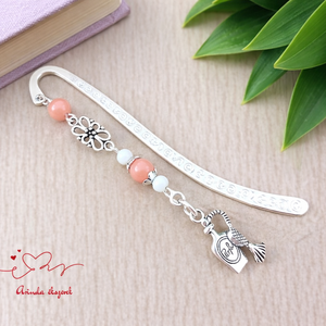 Parfüm charm-os könyvjelző � romantikus, nőies ajándék, Könyv & Zene, Könyvjelző, Ékszerkészítés, Gyöngyfűzés, gyöngyhímzés, MESKA