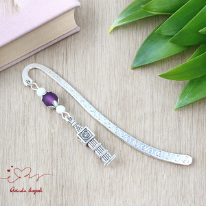 Big Ben könyvjelző � angoltanár ajándék pedagógusnapra, évzáróra, egyedi fém könyvjelző London motívummal, Könyv & Zene, Könyvjelző, Ékszerkészítés, Gyöngyfűzés, gyöngyhímzés, MESKA