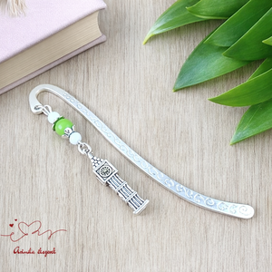 Big Ben könyvjelző � angoltanár ajándék pedagógusnapra, évzáróra, egyedi fém könyvjelző London motívummal, Könyv & Zene, Könyvjelző, Ékszerkészítés, Gyöngyfűzés, gyöngyhímzés, MESKA