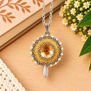 Csillogó álmok barack swarovski nyaklánc egyedi kristály esküvő alkalmi koszorúslány örömanya menyasszony násznagy - Meska.hu