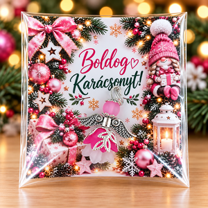Karácsonyi apróság - angyalka csomag - 3 db pink - karácsony - karácsonyi lakásdekoráció - karácsonyfadíszek - Meska.hu