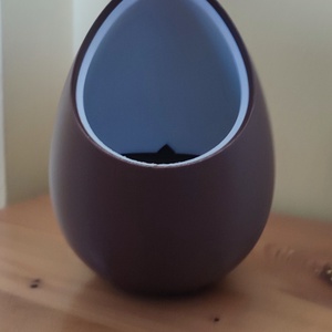 Dísznövény ültető tojás - Barna-Fehér - otthon & életmód - virágdekoráció - virágtartó - Meska.hu