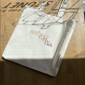 Nagy kapacitású kávés vászontáska - művészet - militária - ruházat, kiegészítő - Meska.hu