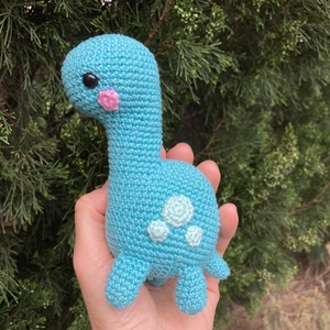 Horgolt dino - játék & sport - plüssállat & játékfigura - más figura - Meska.hu