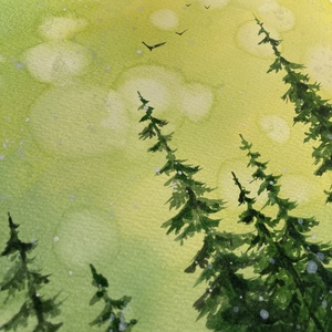 Eredeti akvarell - Fényben - művészet - festmény - akvarell - Meska.hu