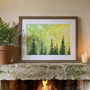 Eredeti akvarell - Fényben - művészet - festmény - akvarell - Meska.hu