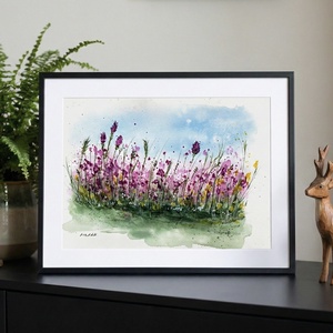Eredeti akvarell - Vadvirágos rét - művészet - festmény - akvarell - Meska.hu