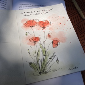 Akvarell képeslap - Meska.hu