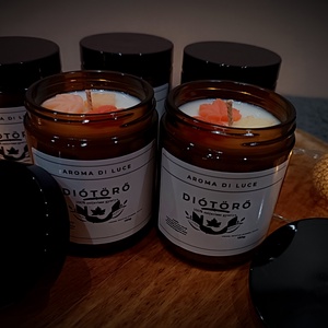 Őszi Szójagyertya  - Meska.hu