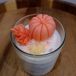 Szójagyertya Pumpkin, Otthon & Életmód, Gyertya, illat, aroma, Gyertya, Gyertya-, mécseskészítés, MESKA