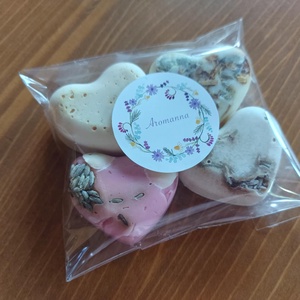 Szív alakú pipereszappan - Meska.hu