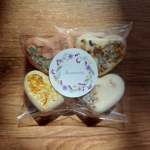 Szív alakú pipereszappan, Szépségápolás, Szappan & Fürdés, Kézműves szappan, Szappankészítés, MESKA