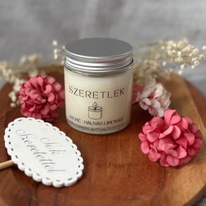 Aromé Málnás Limonádé Szójaviasz Gyertya, Otthon & Életmód, Gyertya, illat, aroma, Aromalámpa, , MESKA