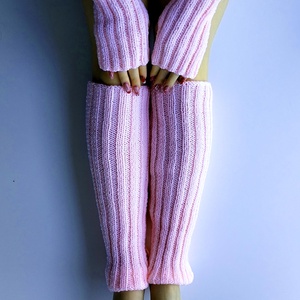 Láb- és kézmelegítő szett - ruha & divat - cipő & papucs - lábszármelegítő - Meska.hu