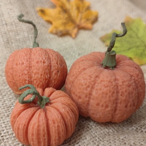 Kicsi tök gyertya - otthon & életmód - dekoráció - halloween - halloweeni dekoráció - Meska.hu