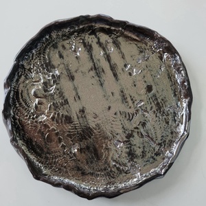 Kézműves ezüst metál tányér goblein mintával, DIY (Csináld magad), Egységcsomag, , MESKA