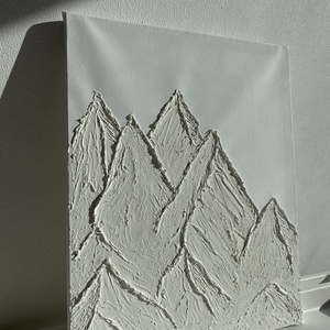 'Csendes csúcsok' hegy festmény - Meska.hu