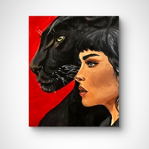 The fire within - művészet - festmény - akril - Meska.hu