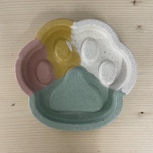 Beton tappancs ékszertartó - egyedi festéssel - ékszer - ékszertartó - ékszertartó tál - Meska.hu