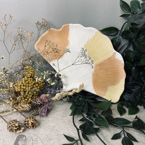 Beton gingko tál, Ékszer, Ékszertartó, Ékszertartó tál, Mindenmás, MESKA