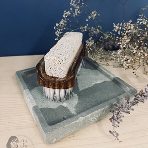 Beton alátét - négyzet, Otthon & Életmód, Konyhafelszerelés, tálalás, Tálalás, Tányér- és poháralátét, Mindenmás, MESKA